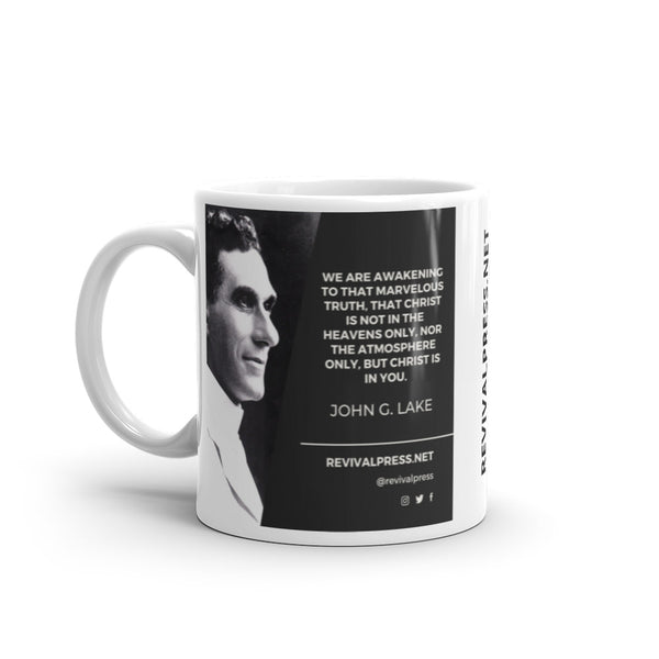 John G Lake Quote Christ In You Coffee Mug
