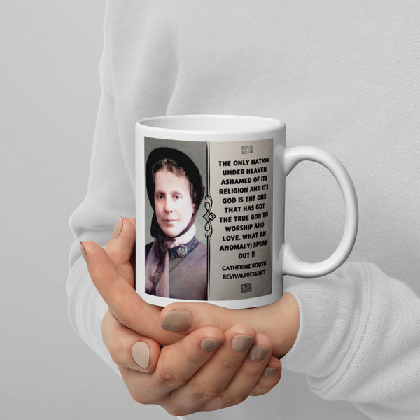 Catherine Booth Quote "Speak Out" Coffee Mug