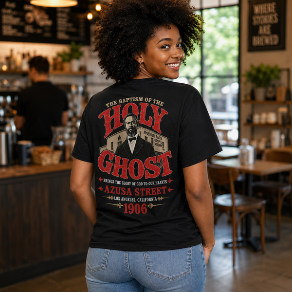 Azusa Street Revival William J Seymour Baptism of The Holy Ghost T-Shirt