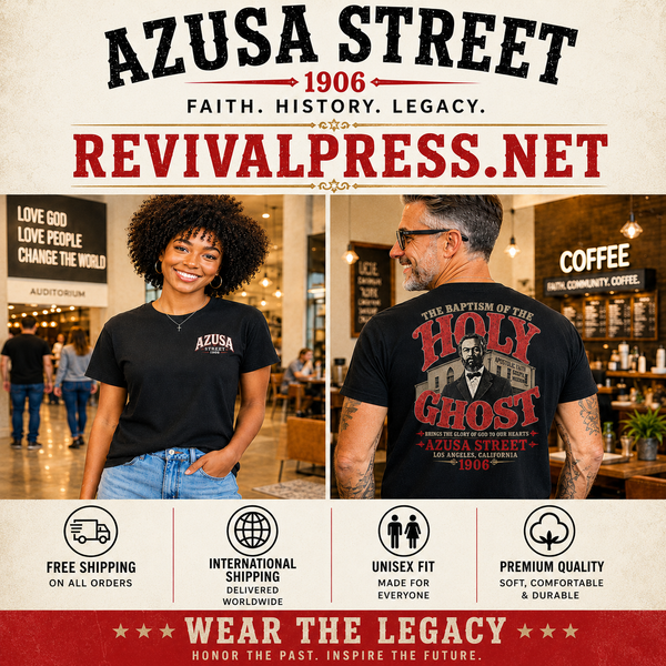 Azusa Street Revival William J Seymour Baptism of The Holy Ghost T-Shirt