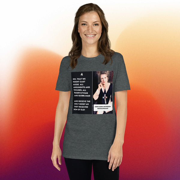 Aimee Semple Mcpherson Quote Holy Spirit Short-Sleeve Unisex T-Shirt