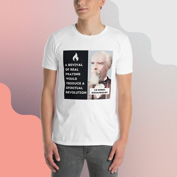 E.M. Bounds Quote Revival Prayer Short-Sleeve Unisex T-Shirt