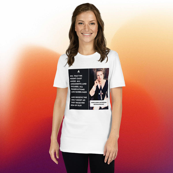 Aimee Semple Mcpherson Quote Holy Spirit Short-Sleeve Unisex T-Shirt