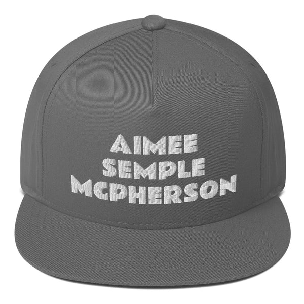AIMEE SEMPLE MCPHERSON FLAT BILL CAP