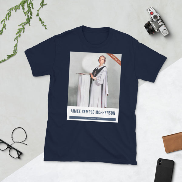 Aimee Semple Mcpherson Short-Sleeve Unisex T-Shirt