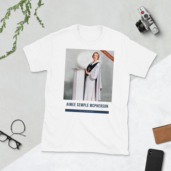 Aimee Semple Mcpherson Short-Sleeve Unisex T-Shirt