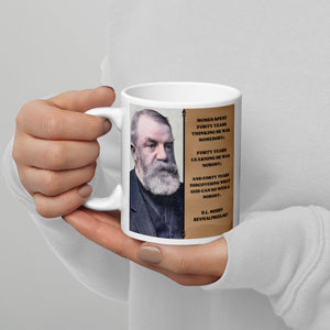 D.L. Moody Quote Moses Nobody Coffee Mug