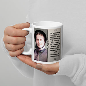 Catherine Booth Quote "Speak Out" Coffee Mug